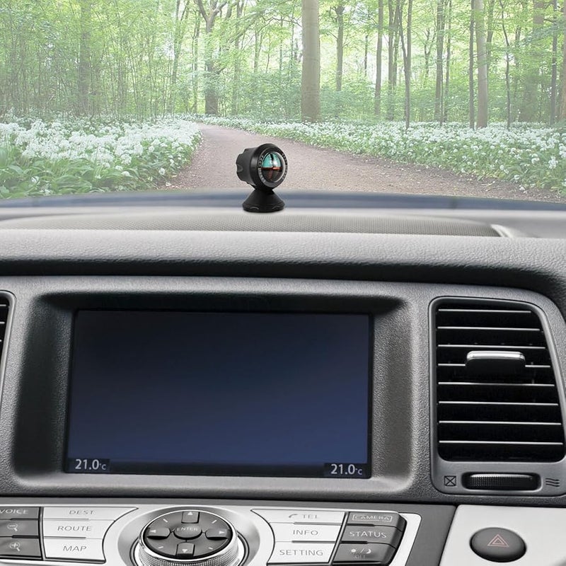 Dual Suction Cup Car Compass Ball Dash Mount for Vehicle and Marine Boat Use - Image 4